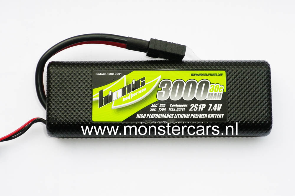 Bionic 7,4V 3000mAh 30/50C LiPo Accu